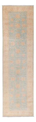 Tapis de couloir Tapis Ziegler - 390 x 103 cm - bleu clair