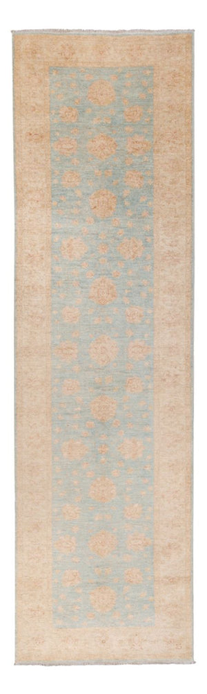 Tapis de couloir Tapis Ziegler - 390 x 103 cm - bleu clair