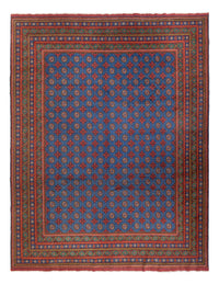 Tapis afghan - Filpa - 394 x 300 cm - bleu