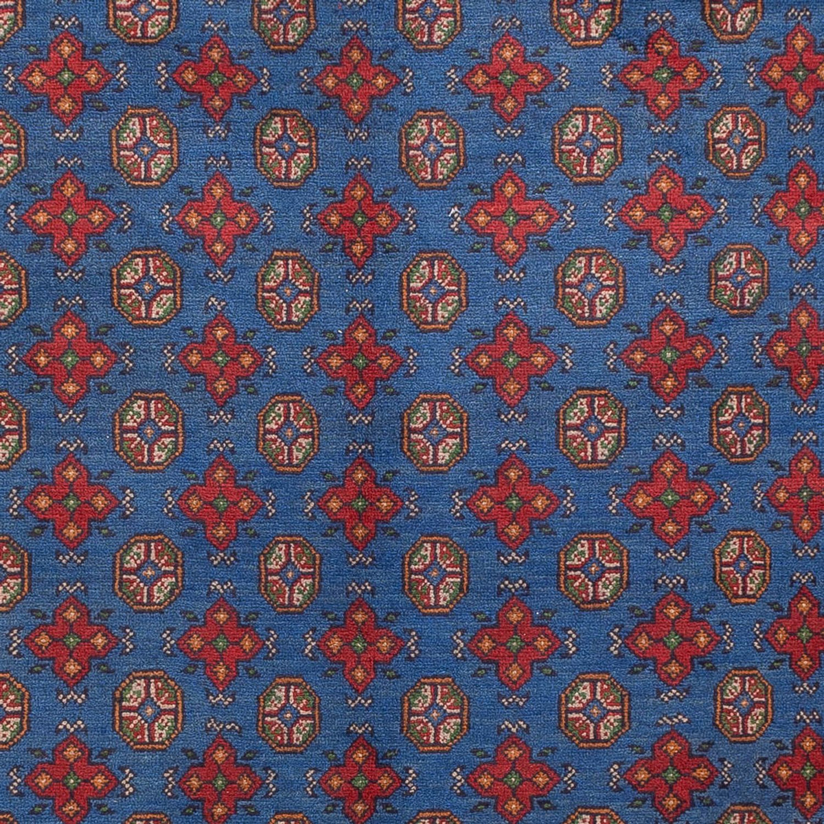 Tapis afghan - Filpa - 394 x 300 cm - bleu