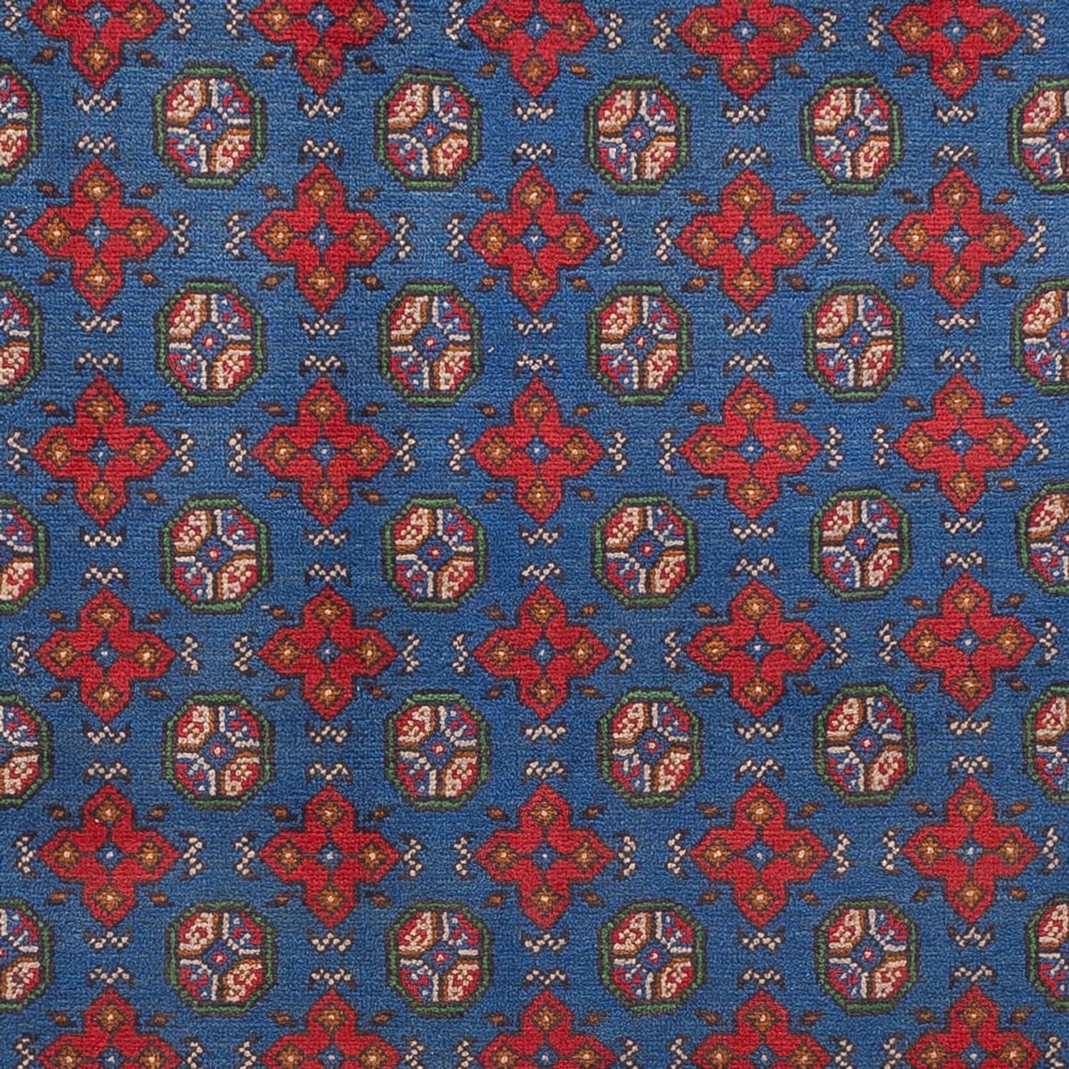 Tapis afghan - Filpa - 355 x 252 cm - bleu