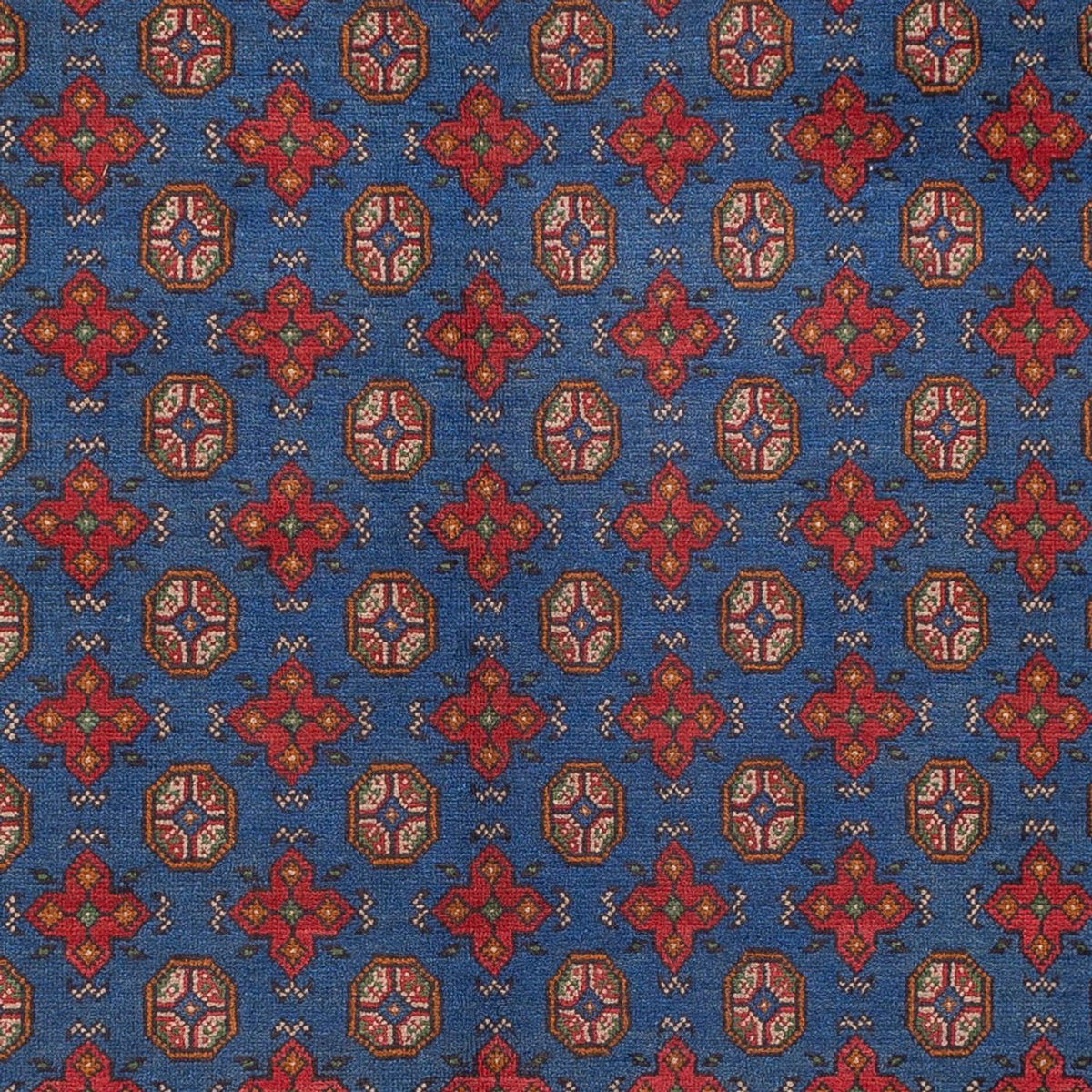 Tapis afghan - Filpa - 394 x 303 cm - bleu
