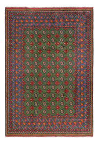 Tapis afghan - Filpa - 298 x 200 cm - vert