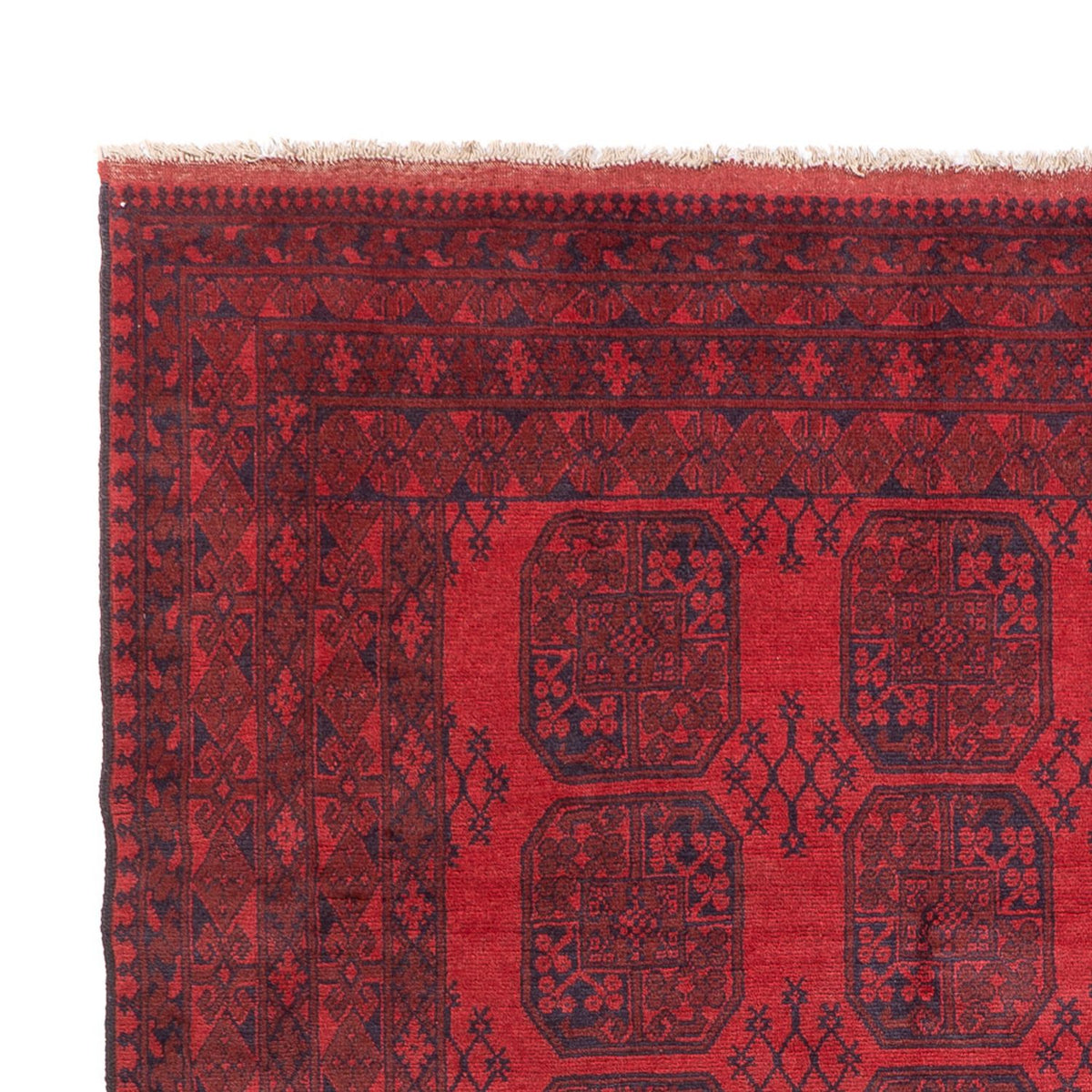 Tapis afghan - Filpa - 350 x 253 cm - rouge