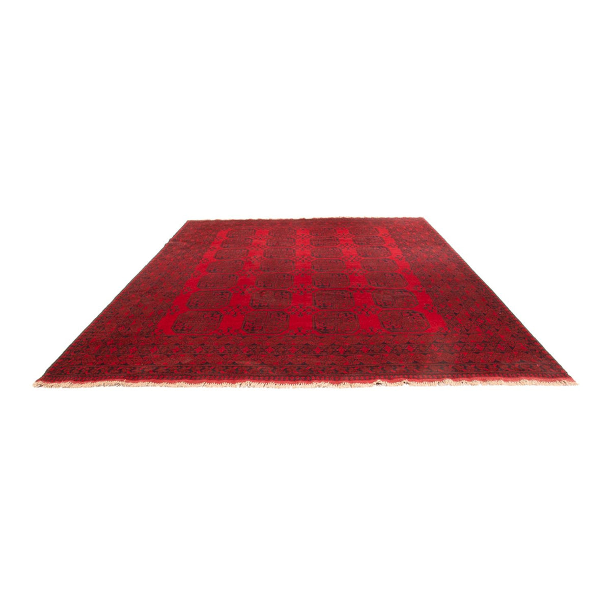 Tapis afghan - Filpa - 350 x 253 cm - rouge