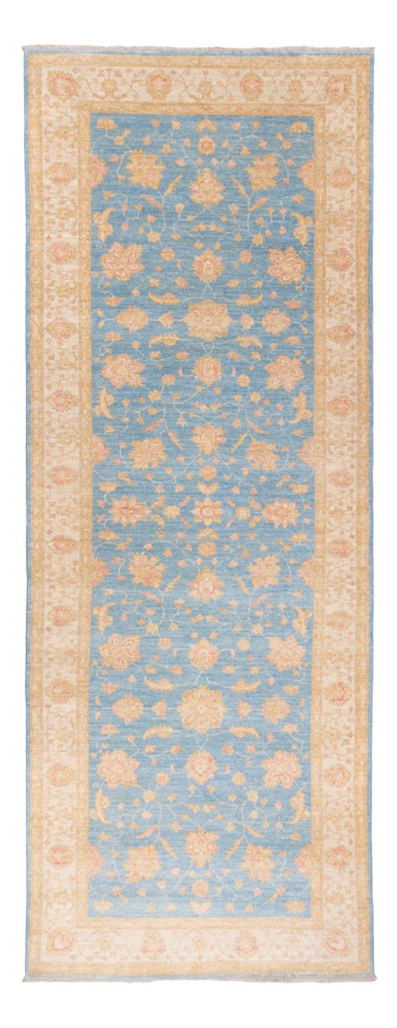Tapis de couloir Tapis Ziegler - 332 x 119 cm - bleu clair