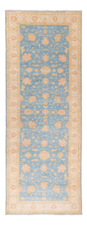 Tapis de couloir Tapis Ziegler - 332 x 119 cm - bleu clair