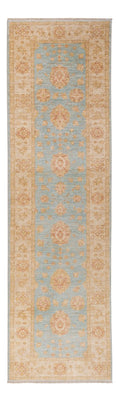 Tapis de couloir Tapis Ziegler - 299 x 80 cm - bleu clair