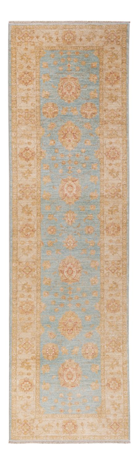 Tapis de couloir Tapis Ziegler - 299 x 80 cm - bleu clair