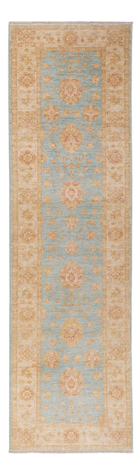 Tapis de couloir Tapis Ziegler - 299 x 80 cm - bleu clair