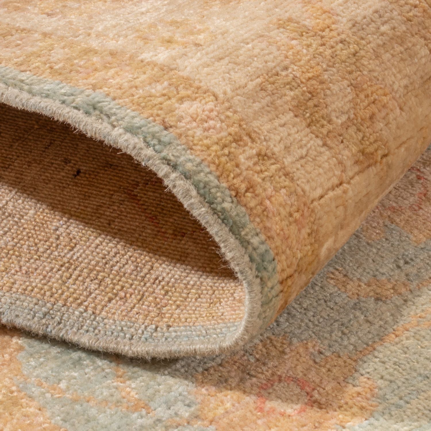 Tapis de couloir Tapis Ziegler - 299 x 80 cm - bleu clair
