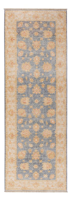 Tapis de couloir Tapis Ziegler - 243 x 81 cm - bleu pétrole