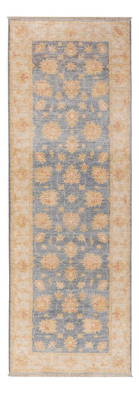 Tapis de couloir Tapis Ziegler - 243 x 81 cm - bleu pétrole