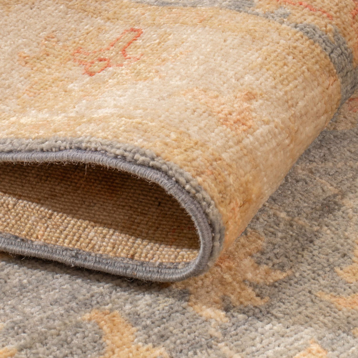 Tapis de couloir Tapis Ziegler - 243 x 81 cm - bleu pétrole