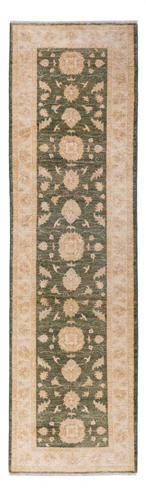 Tapis de couloir Tapis Ziegler - 295 x 83 cm - vert olive