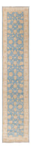 Tapis de couloir Tapis Ziegler - 394 x 82 cm - bleu clair