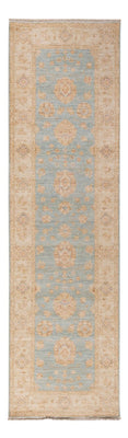 Tapis de couloir Tapis Ziegler - 293 x 84 cm - bleu clair