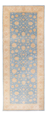 Tapis de couloir Tapis Ziegler - 412 x 154 cm - bleu clair