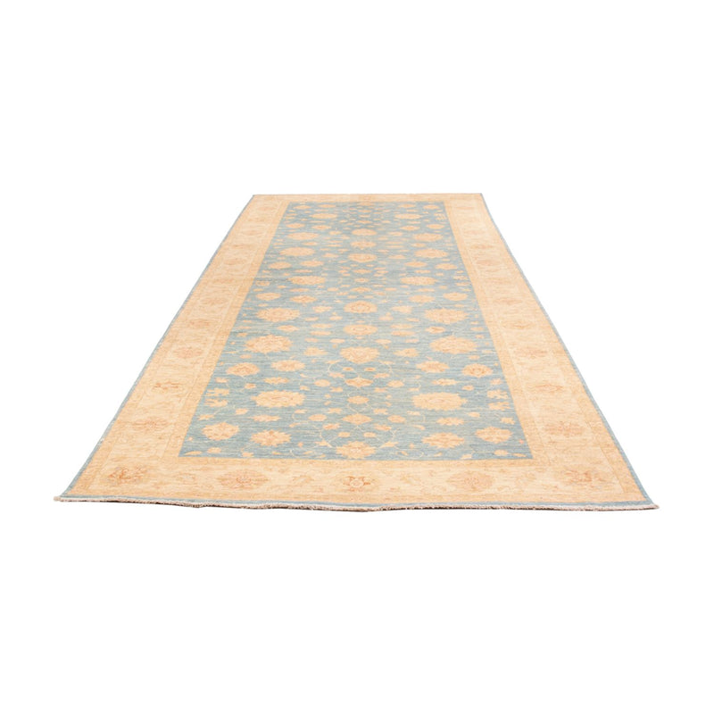 Tapis de couloir Tapis Ziegler - 412 x 154 cm - bleu clair