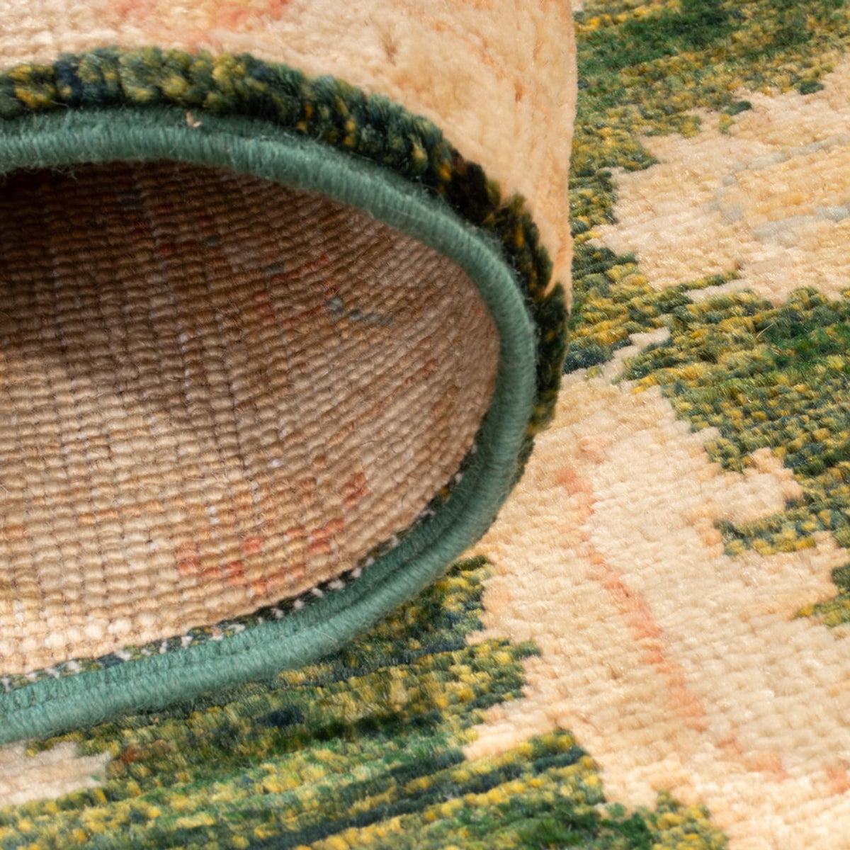 Tapis de couloir Tapis Ziegler - 455 x 102 cm - vert