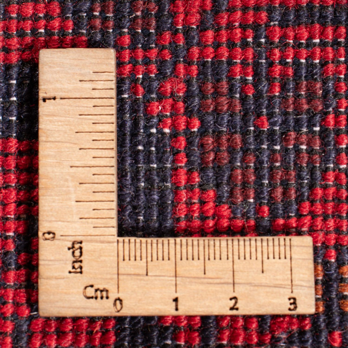 Tapis de couloir Tapis afghan - Kunduz - 945 x 78 cm - rouge