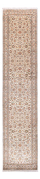 Tapis de couloir Tapis en soie - Soie du Cachemire - 444 x 94 cm - beige