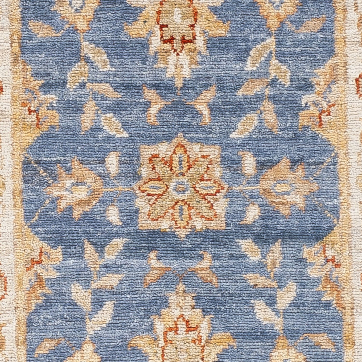 Tapis de couloir Tapis Ziegler - 153 x 48 cm - bleu clair