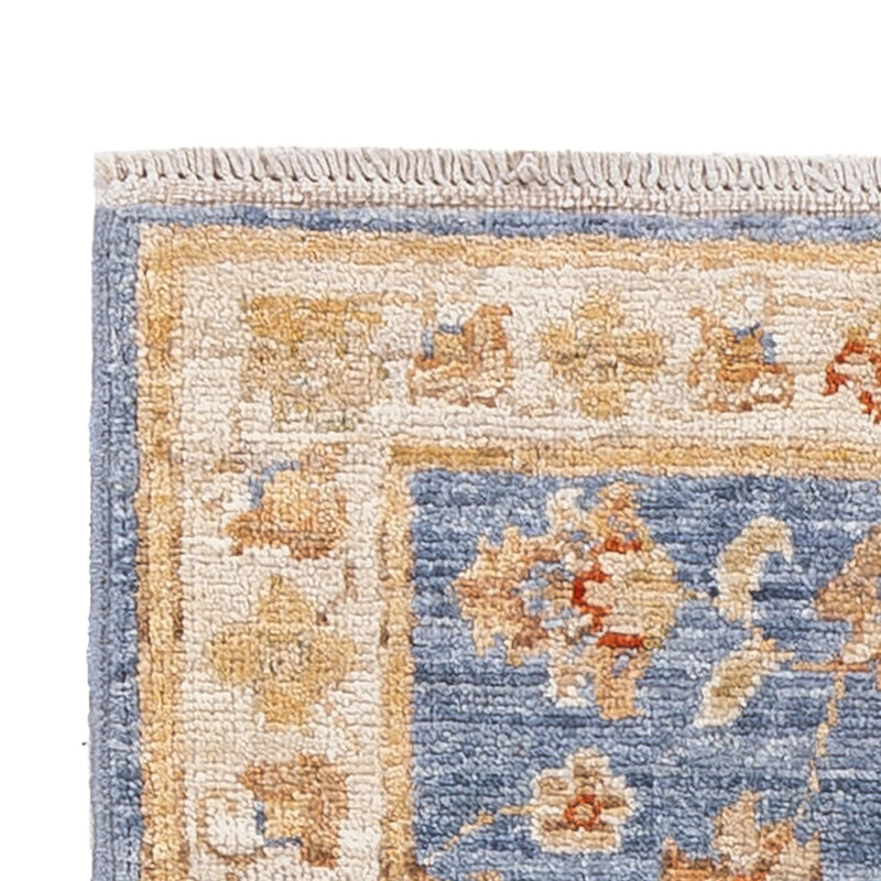 Tapis de couloir Tapis Ziegler - 153 x 48 cm - bleu clair