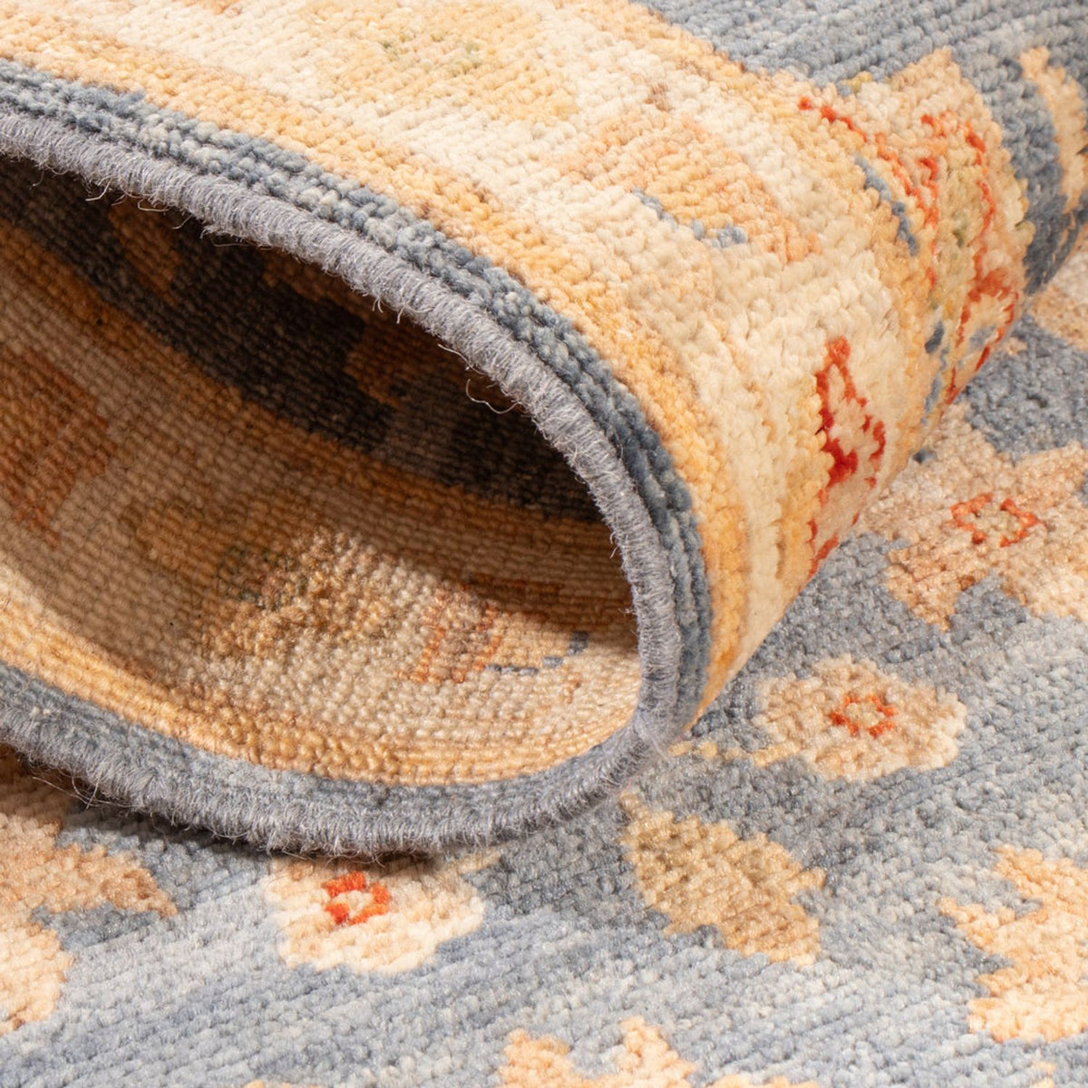 Tapis de couloir Tapis Ziegler - 153 x 48 cm - bleu clair