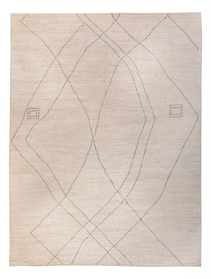 Tapis design - 410 x 310 cm - bleu clair