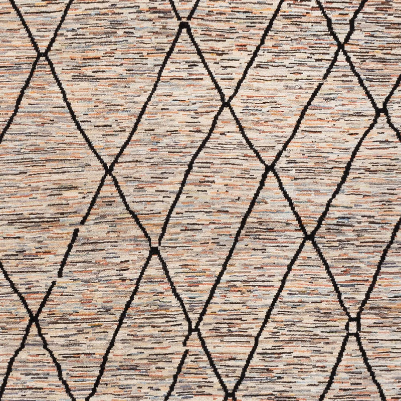 Tapis design - 284 x 218 cm - beige foncé
