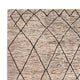 Tapis design - 284 x 218 cm - beige foncé