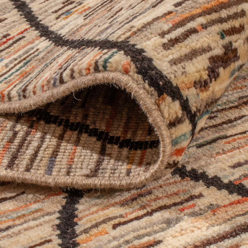 Tapis design - 284 x 218 cm - beige foncé