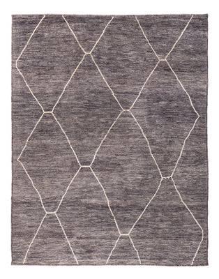 Tapis berbère - 194 x 158 cm - gris