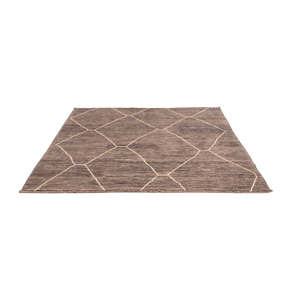 Tapis berbère - 194 x 158 cm - gris