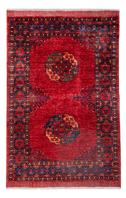 Tapis afghan - 183 x 122 cm - rouge