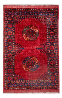 Tapis afghan - 183 x 122 cm - rouge