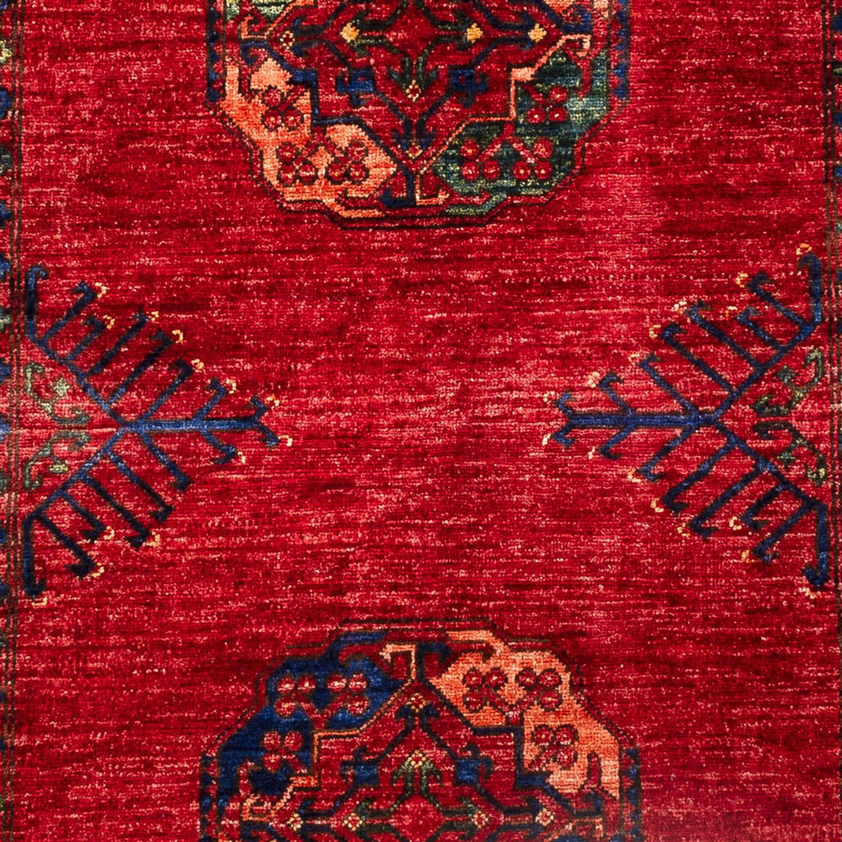 Tapis afghan - 183 x 122 cm - rouge