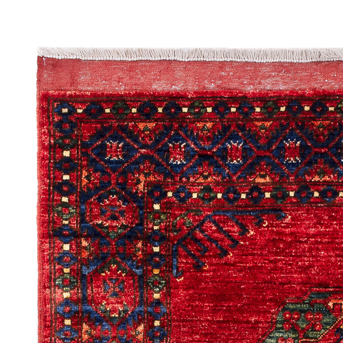 Tapis afghan - 183 x 122 cm - rouge