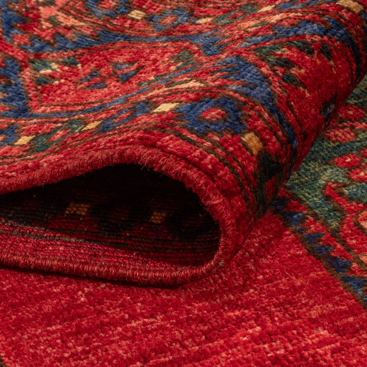 Tapis afghan - 183 x 122 cm - rouge