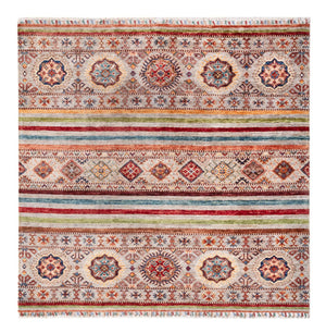 Tapis Ziegler - Shal carré  - 148 x 150 cm - multicolore