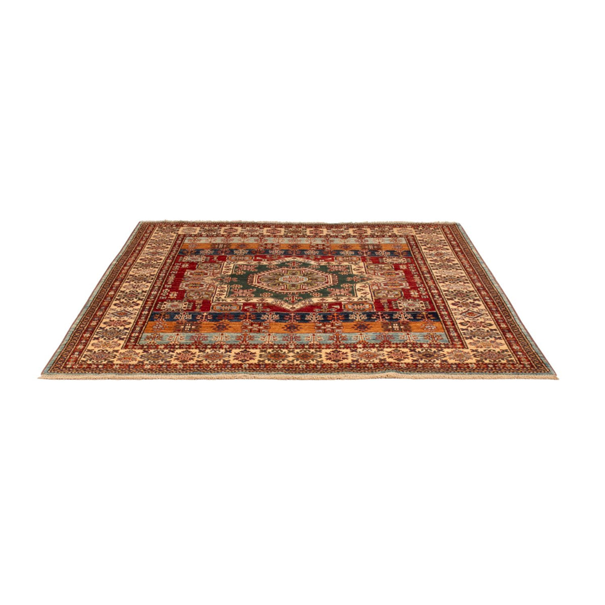 Tapis Ziegler - Kazak carré  - 181 x 185 cm - multicolore