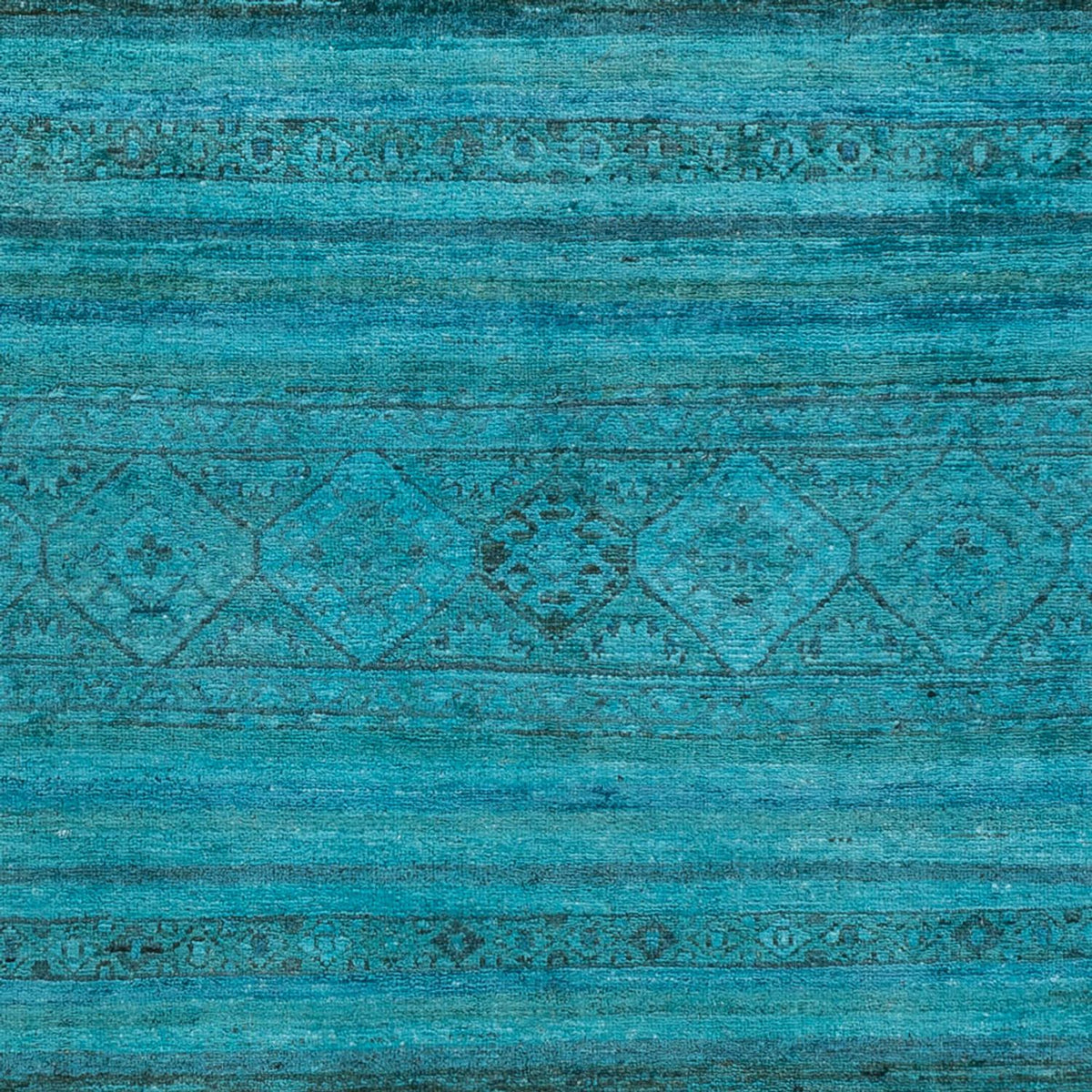 Tapis Ziegler - Vintage/Overdyed - 201 x 148 cm - bleu