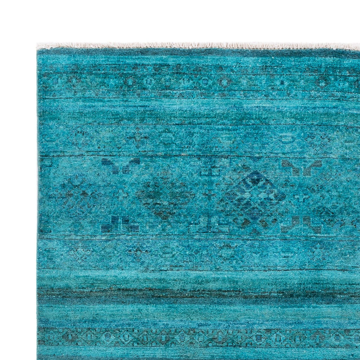 Tapis Ziegler - Vintage/Overdyed - 201 x 148 cm - bleu