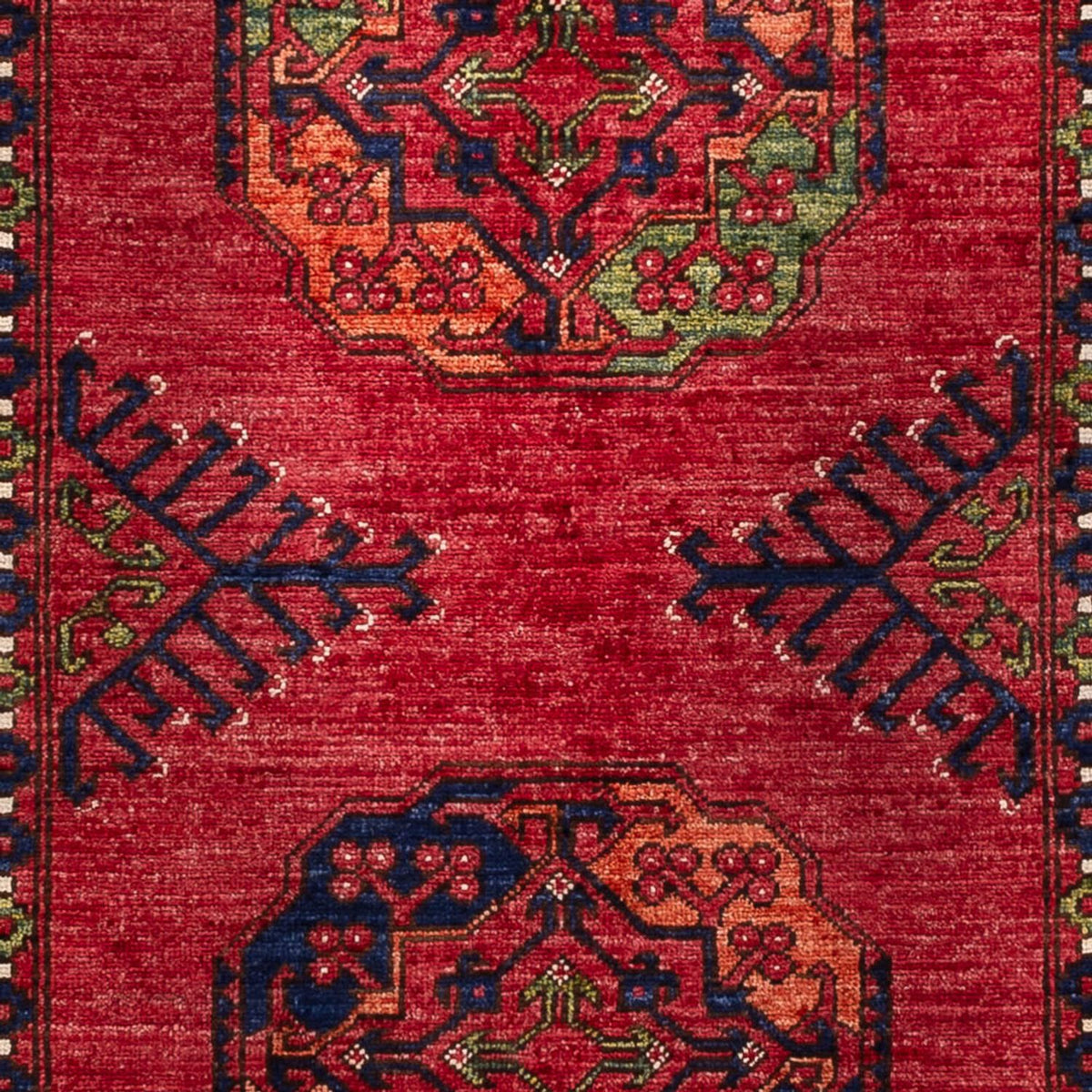 Tapis afghan - Kunduz - 148 x 100 cm - rouge