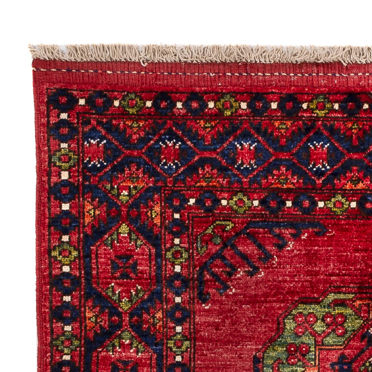 Tapis afghan - Kunduz - 148 x 100 cm - rouge