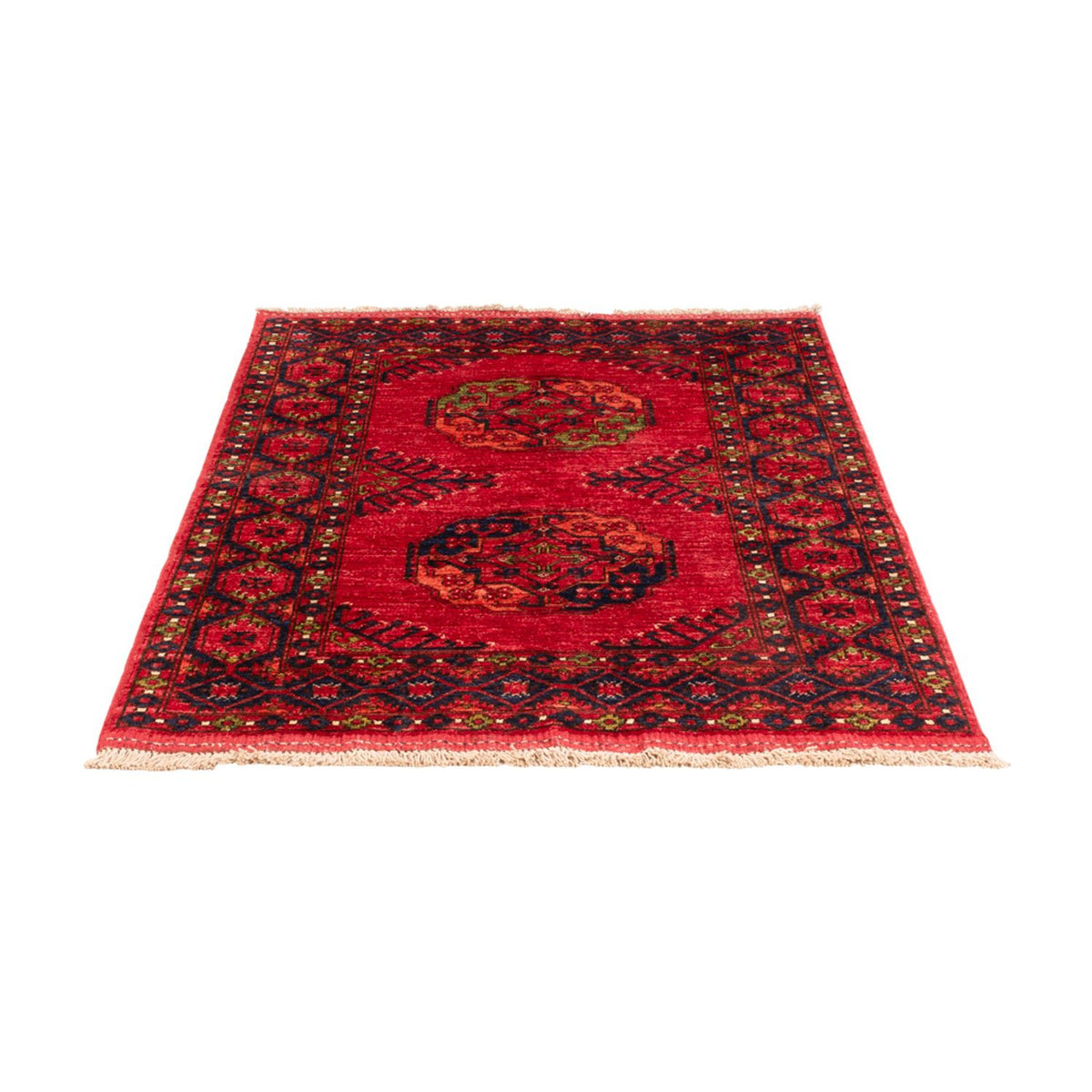 Tapis afghan - Kunduz - 148 x 100 cm - rouge