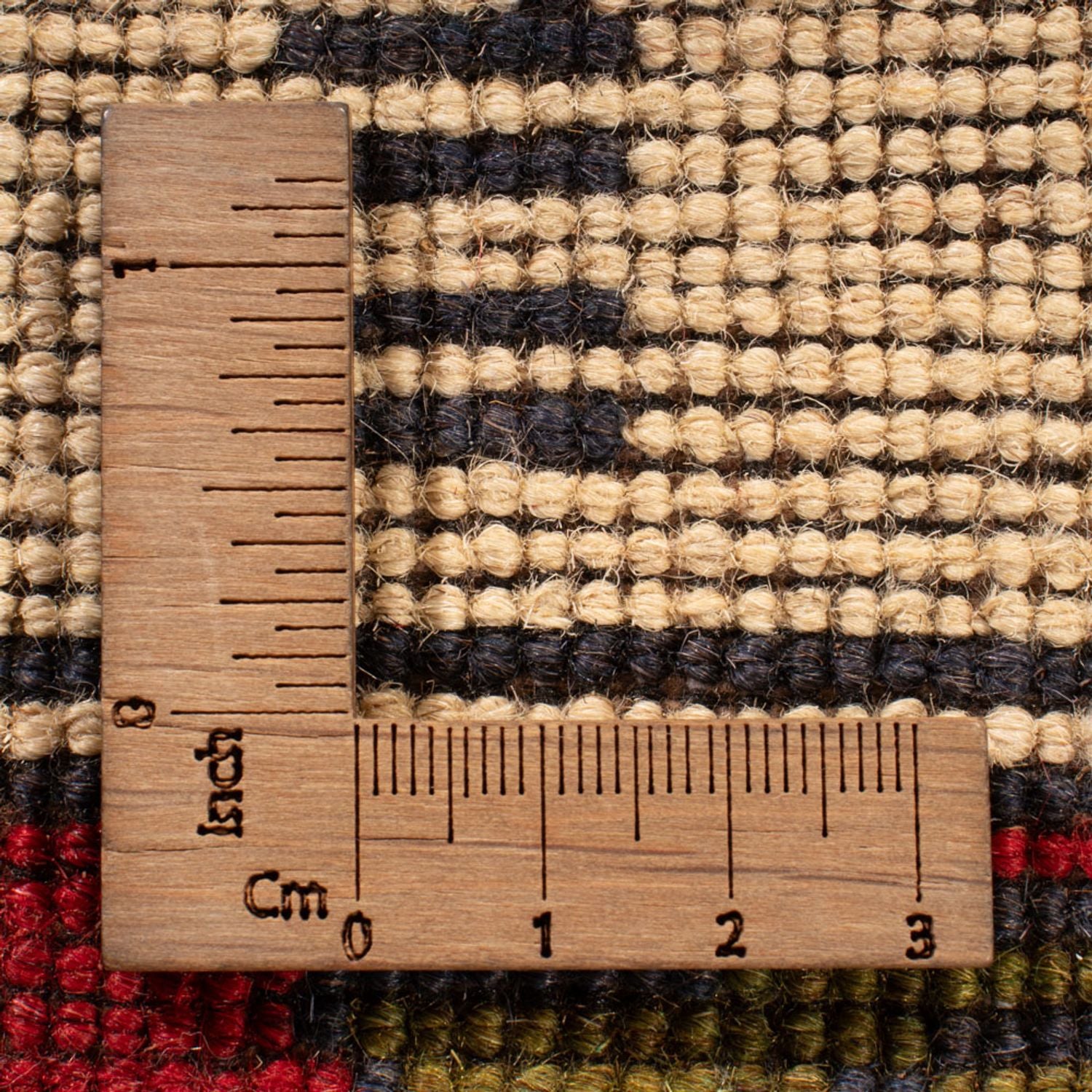 Tapis afghan - 104 x 71 cm - multicolore