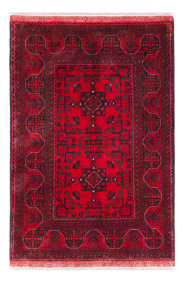 Tapis afghan - Kunduz - 150 x 98 cm - rouge