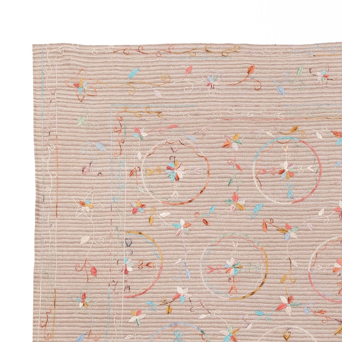 Tapis Kelim - Oriental - Soumak - 336 x 236 cm - crème